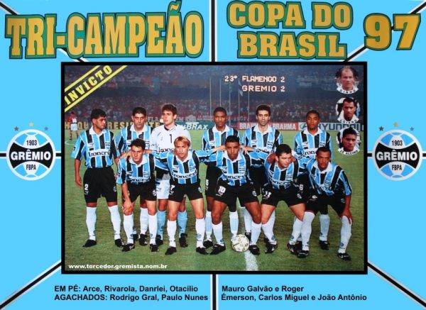 1997 - Poster - Tricampeao Copa do Brasil A