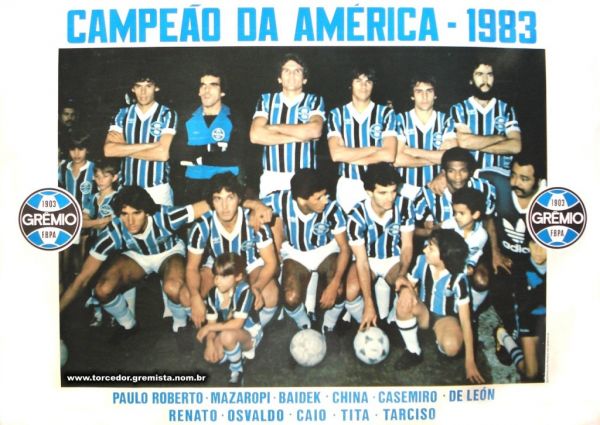 Poster campeão da América 1983