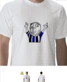 Camiseta Masculina Memes tricolor.